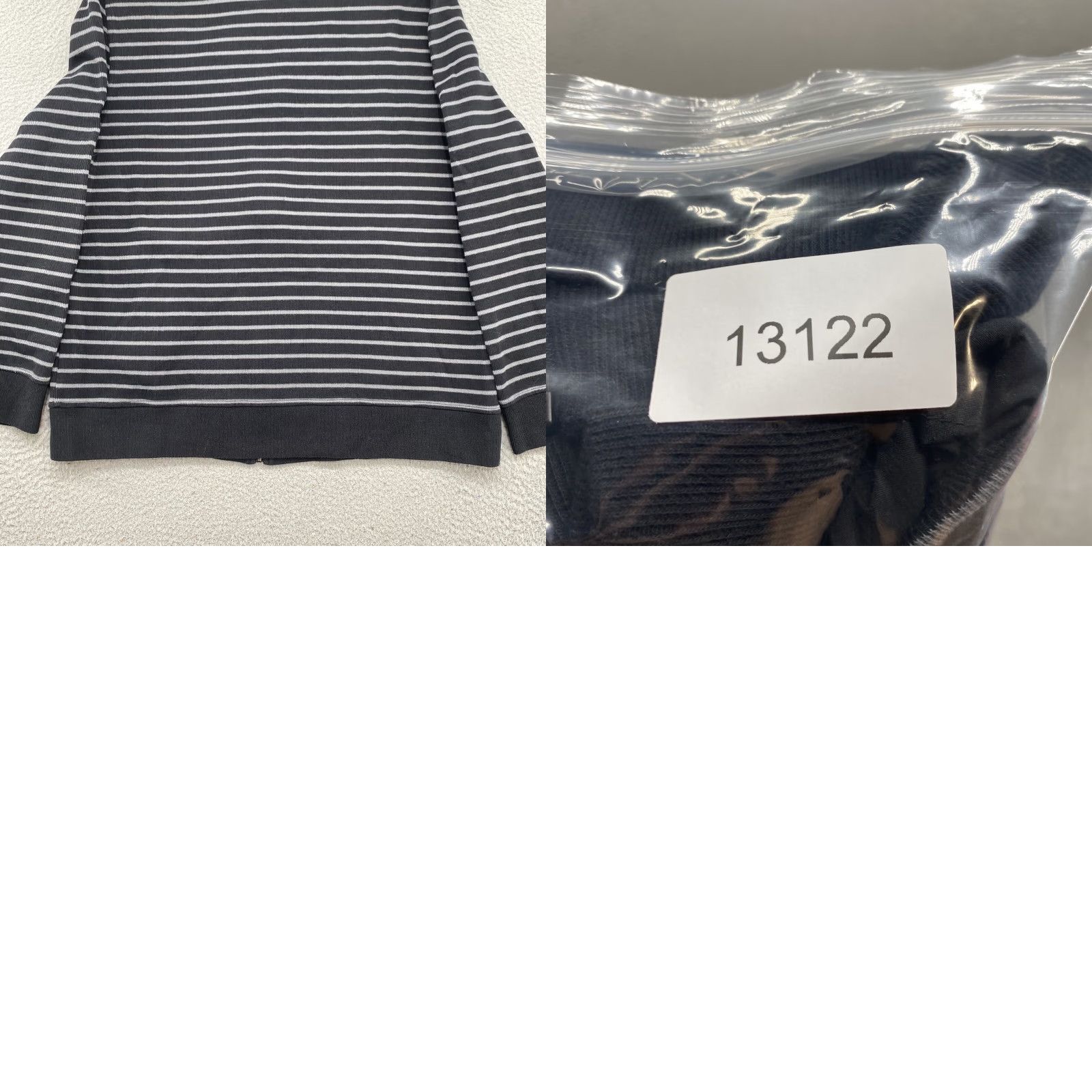 Vintage INC International Concepts Full Zip Hooded Striped Sweatshirt Jacket Women’s XL Black Women’s XL Hooded Striped Sweatshirt Jacket Size XL / US 12-14 / IT 48-50 - 9 Thumbnail