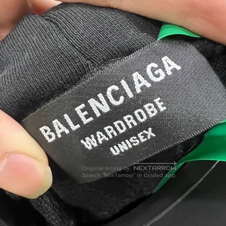 Balenciaga Balenciaga Embroidered Wave Sweatshirt, Size S Size US S / EU 44-46 / 1 - 2 Thumbnail