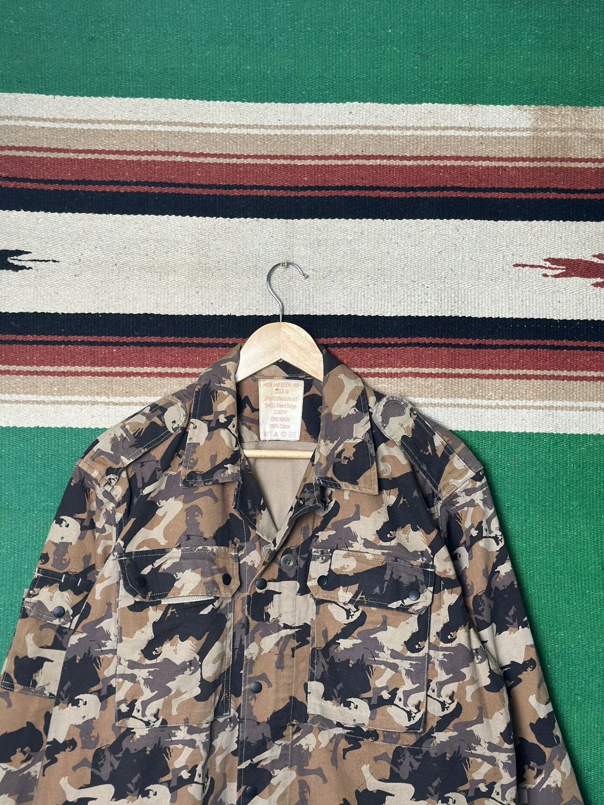 Japanese Brand RARE Hide and Seek Japan Vtg Military Workwear Jacket Size US L / EU 52-54 / 3 - 2 Thumbnail