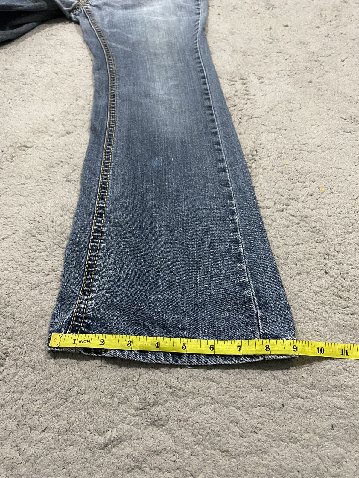 Japanese Brand Hiromichi Nakano Flared Jeans Denim Size US 30 / EU 46 - 16 Thumbnail