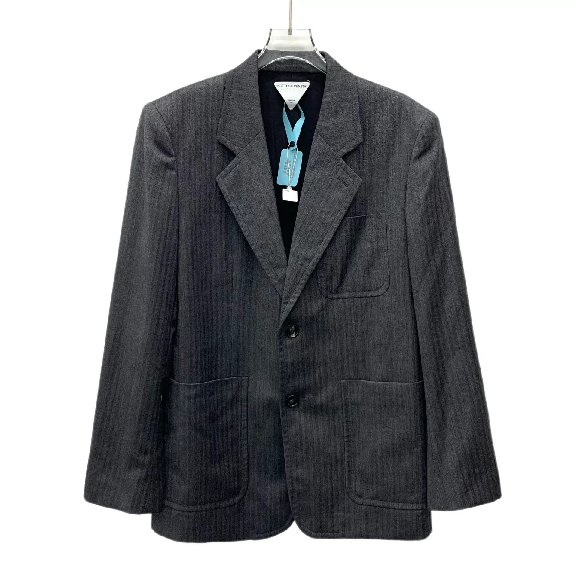 Bottega Veneta Bottega Veneta Striped Wool Blazer 42 Size 34R - 1 Thumbnail