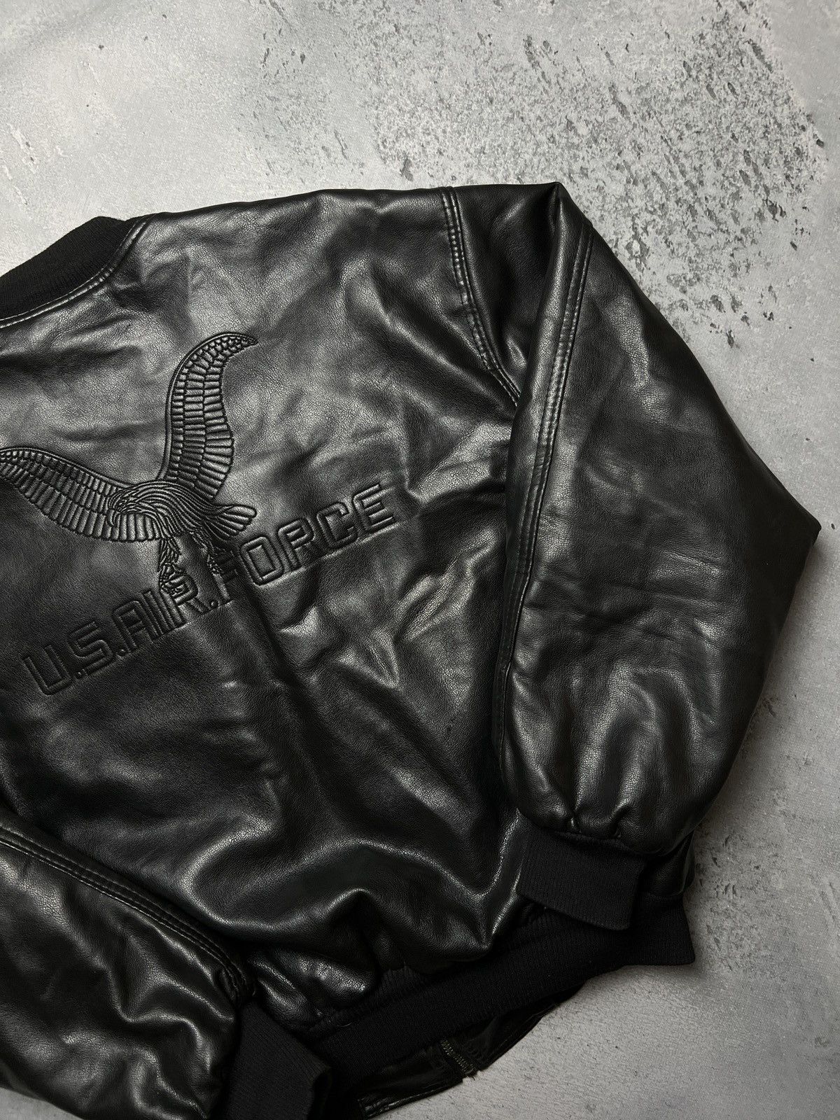 Vintage Antica Bottega U.S.A Air Force Zip-Up Archive Jacket 90s 00s Size US XL / EU 56 / 4 - 7 Thumbnail