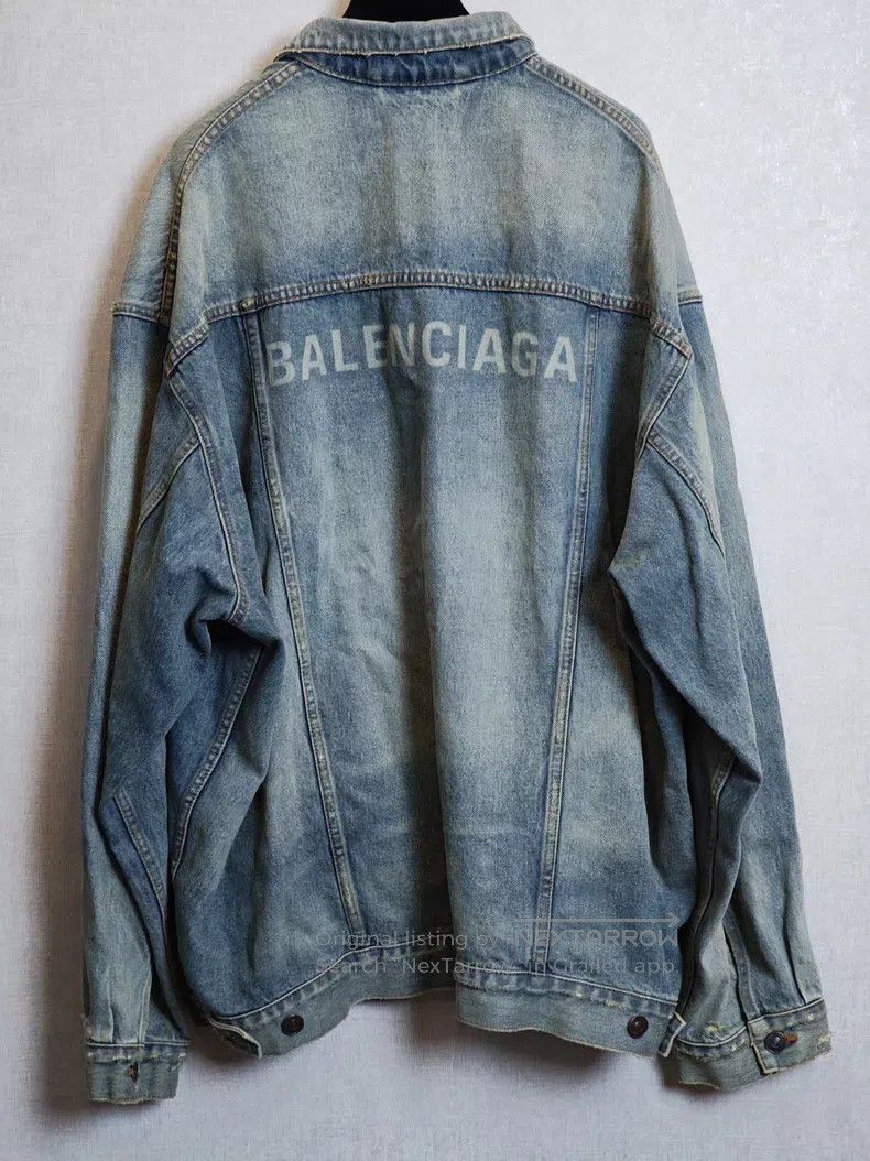 Balenciaga Balenciaga Denim Jacket Size US M / EU 48-50 / 2 - 3 Thumbnail