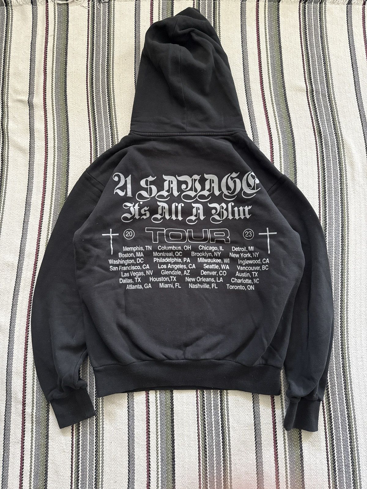 21 Savage 21 Savage IAAB Tour Hoodie Size US S / EU 44-46 / 1 - 2 Thumbnail