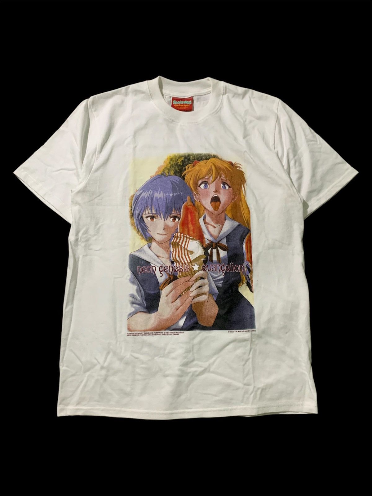 Anime × Japanese Brand Neon Genesis Evangelion X Smashing Pumpkins Anime Shirt Size US L / EU 52-54 / 3 - 1 Thumbnail