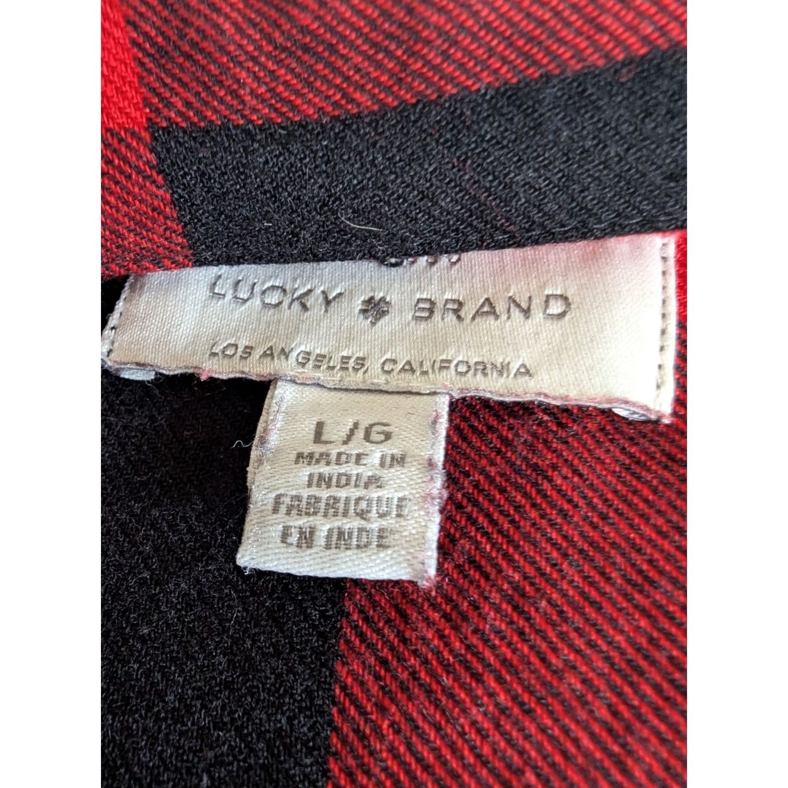 Lucky Brand Lucky Brand Buffalo Check Plaid Button-Up Shirt Women's L Multicolor Flannel Holiday Shirt Ladies Buffa... Size L / US 10 / IT 46 - 6 Thumbnail