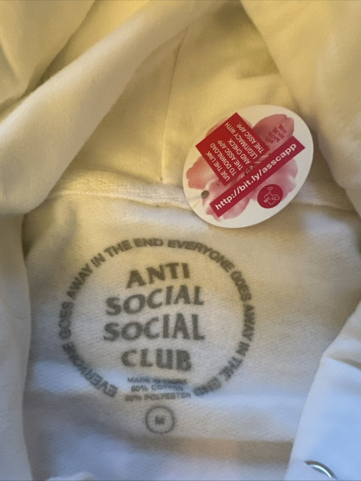Anti Social Social Club Anti Social Social Club “Everyone in LA” Hoodie White (M) Size US M / EU 48-50 / 2 - 3 Thumbnail