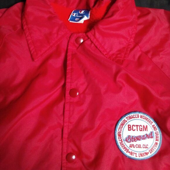 Champion Vintage Champion Bakery Tobacco Grain Millers Union Jacke Size US S / EU 44-46 / 1 - 1 Thumbnail