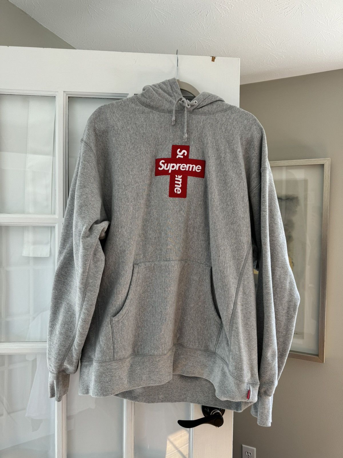 Supreme Supreme Cross Box Logo Hoodie | Grailed