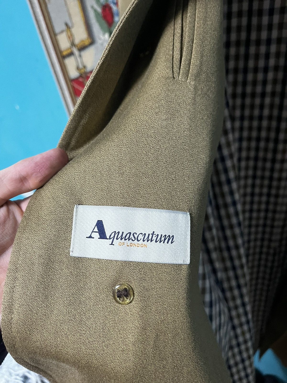 Aquascutum × Vintage Aquascutum Man's Vintage coat Size US L / EU 52-54 / 3 - 4 Thumbnail