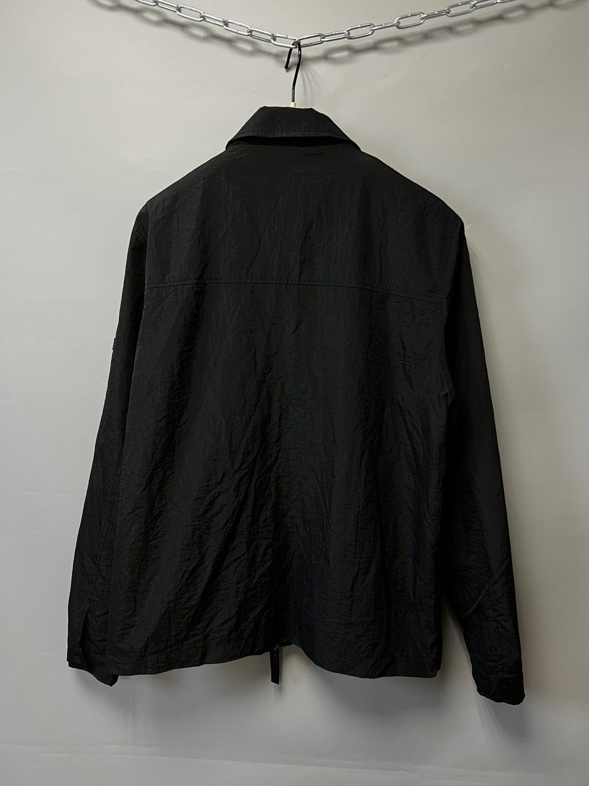 Designer Nylon Overshirt Jacket Black Terrace Cult Size US XL / EU 56 / 4 - 2 Thumbnail