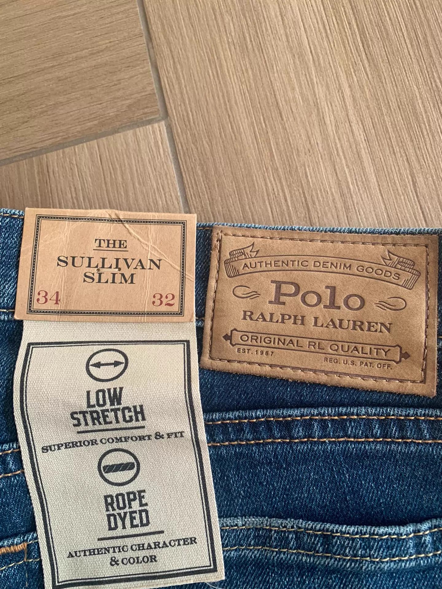 Polo Ralph Lauren Polo RL Sullivan Slim Distressed Washed Jeans Size US 34 / EU 50 - 3 Thumbnail