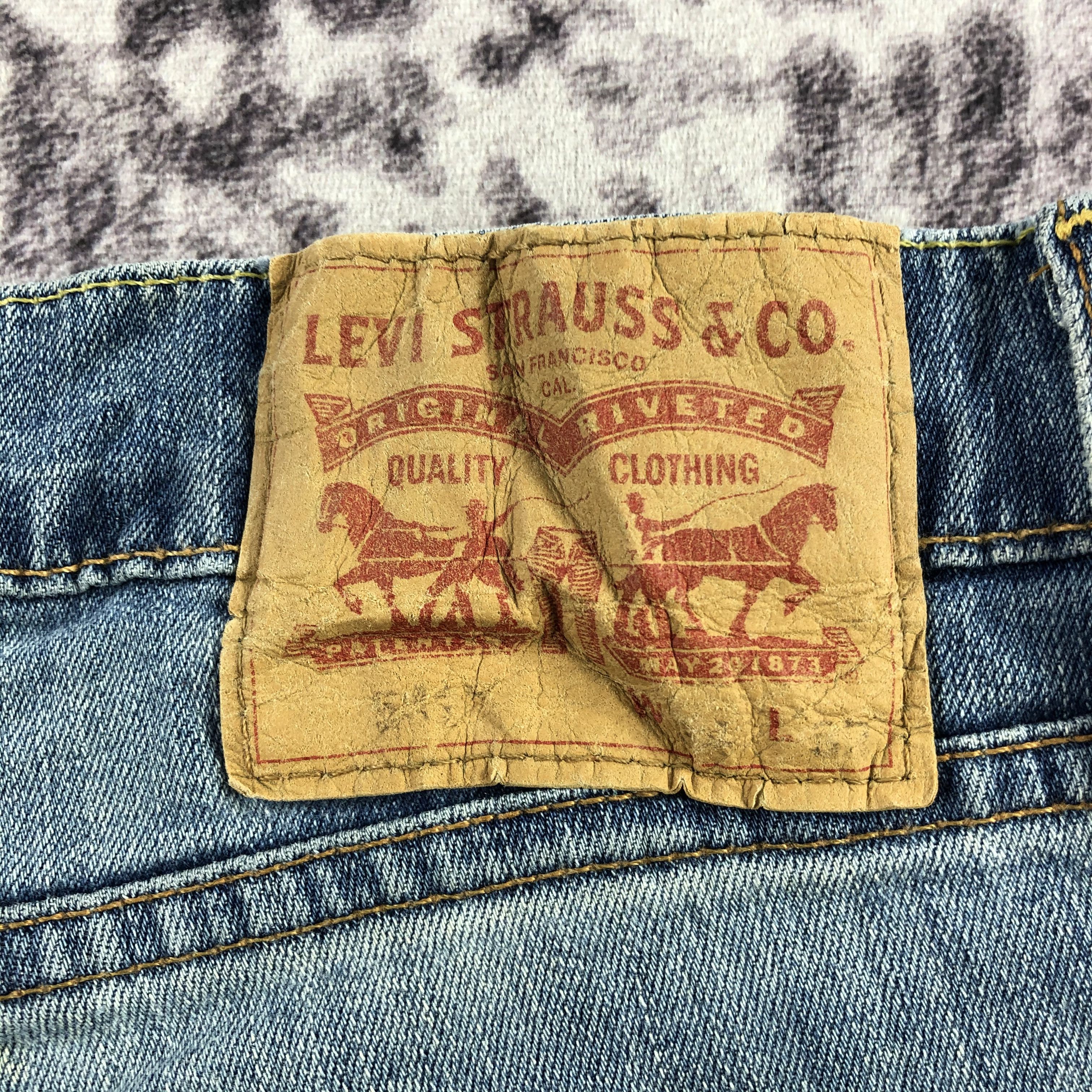 Levi's × Vintage Vintage Blue Wash Levis Jeans-JM3046 Size US 35 - 7 Thumbnail