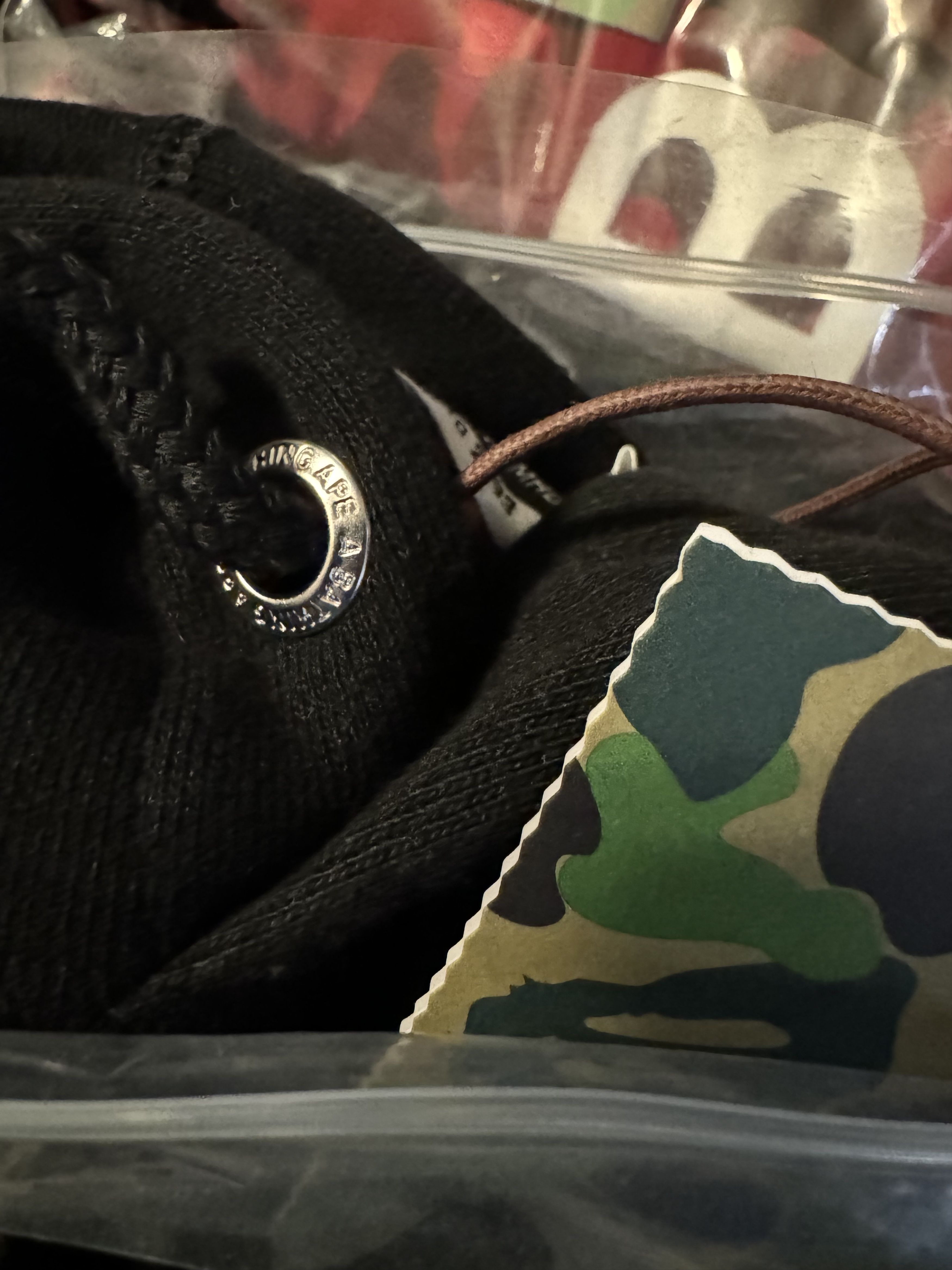 Bape One Point Pullover Hoodie “Black” Size US XL / EU 56 / 4 - 6 Thumbnail