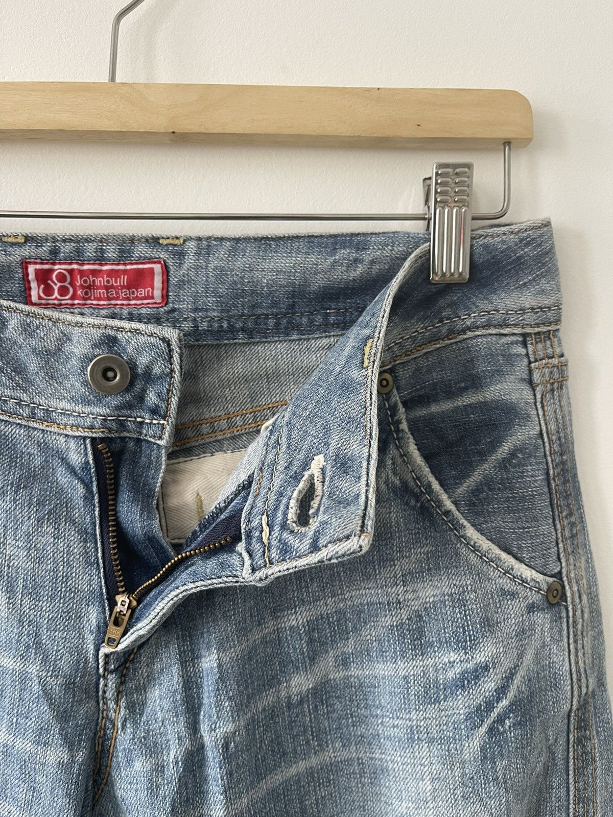 KOJIMA GENES Rare Vintage JOHNBULL KOJIMA JAPAN Carpenter Utility Jeans Size US 29 - 10 Thumbnail