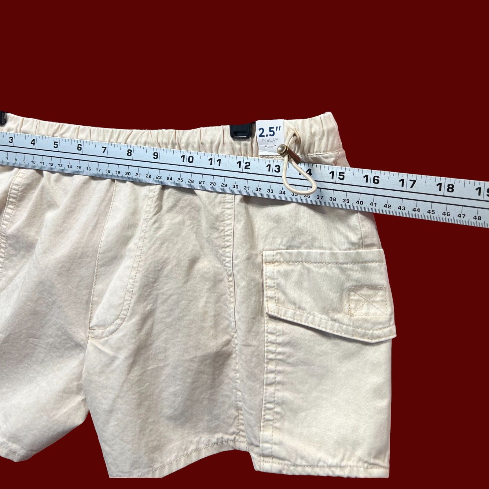 Arizona Jean Co. Arizona - Women's Low Rise Pull-On Short Juniors - Beige - S Size 30" / US 8 / IT 44 - 5 Thumbnail