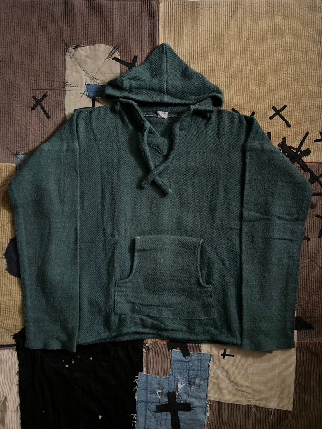 Vintage Rare* HIPPIE Wool Hoodie Size US L / EU 52-54 / 3 - 2 Thumbnail