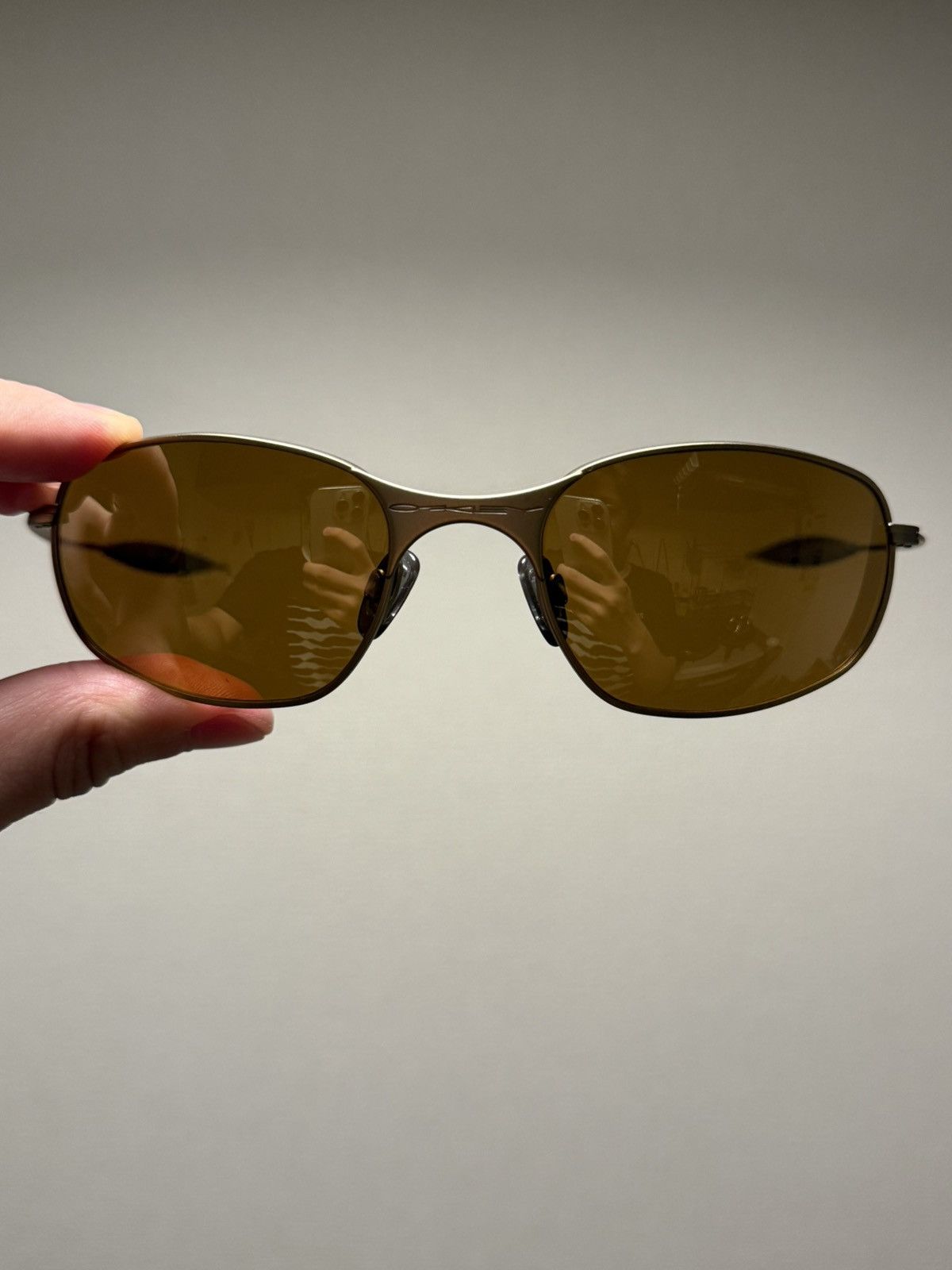 Oakley OAKLEY SQUARE WIRE 1.0 GOLD SUNGLASSES Size ONE SIZE - 3 Thumbnail