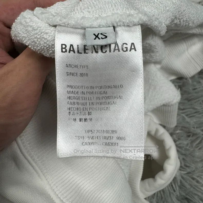 Balenciaga Balenciaga Back Label Hoodie Size US XS / EU 42 / 0 - 6 Thumbnail