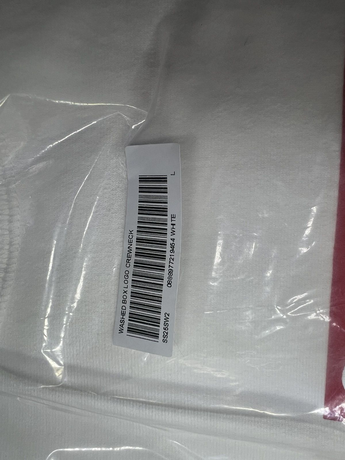 Supreme Supreme Washed Box Logo Crewneck Sz L White SS25 Brand New Size US L / EU 52-54 / 3 - 3 Thumbnail