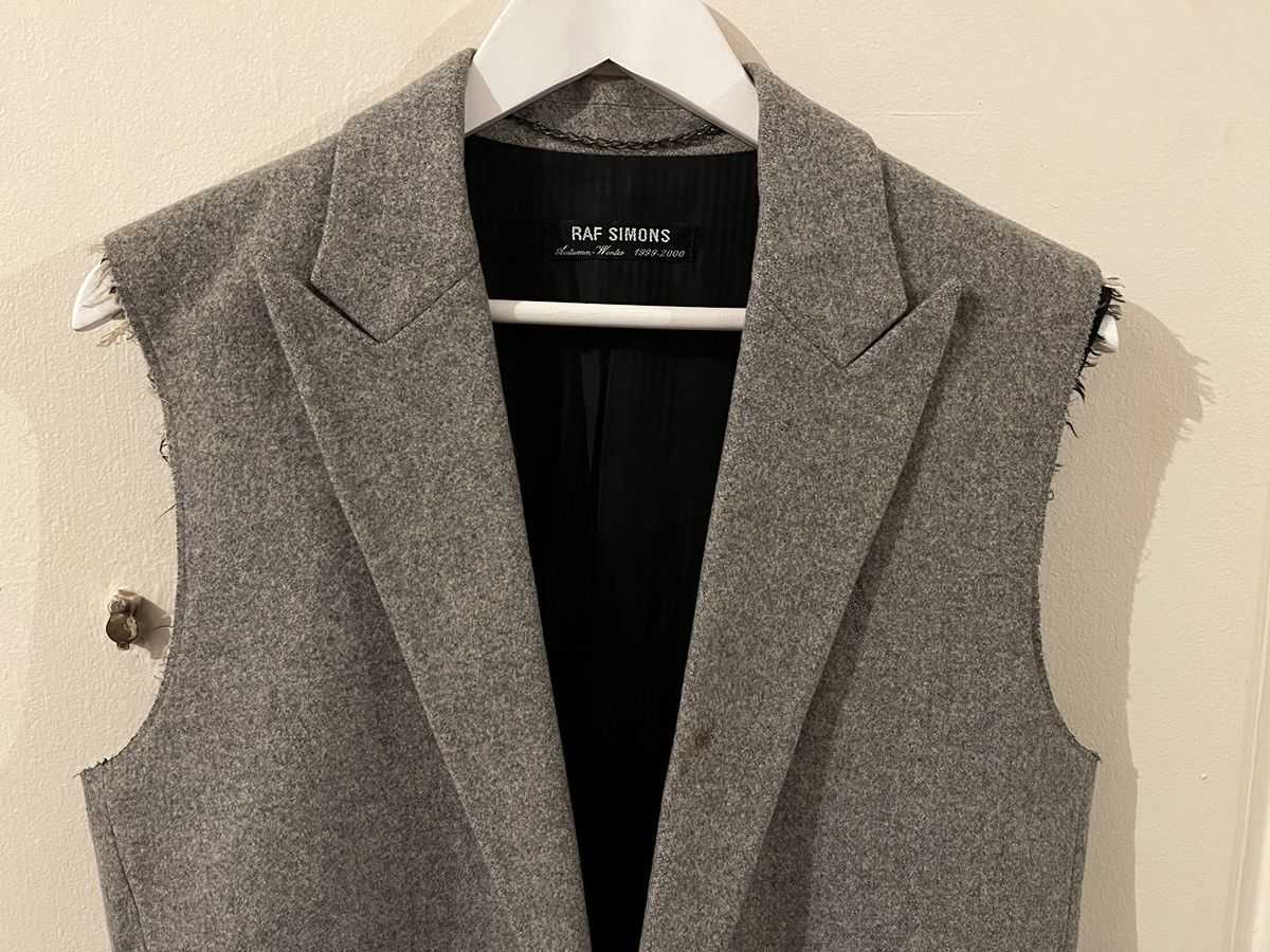 Raf Simons Raf Simons FW1999–2000 Sleeveless Wool Coat Runway Sample Size US M / EU 48-50 / 2 - 5 Thumbnail
