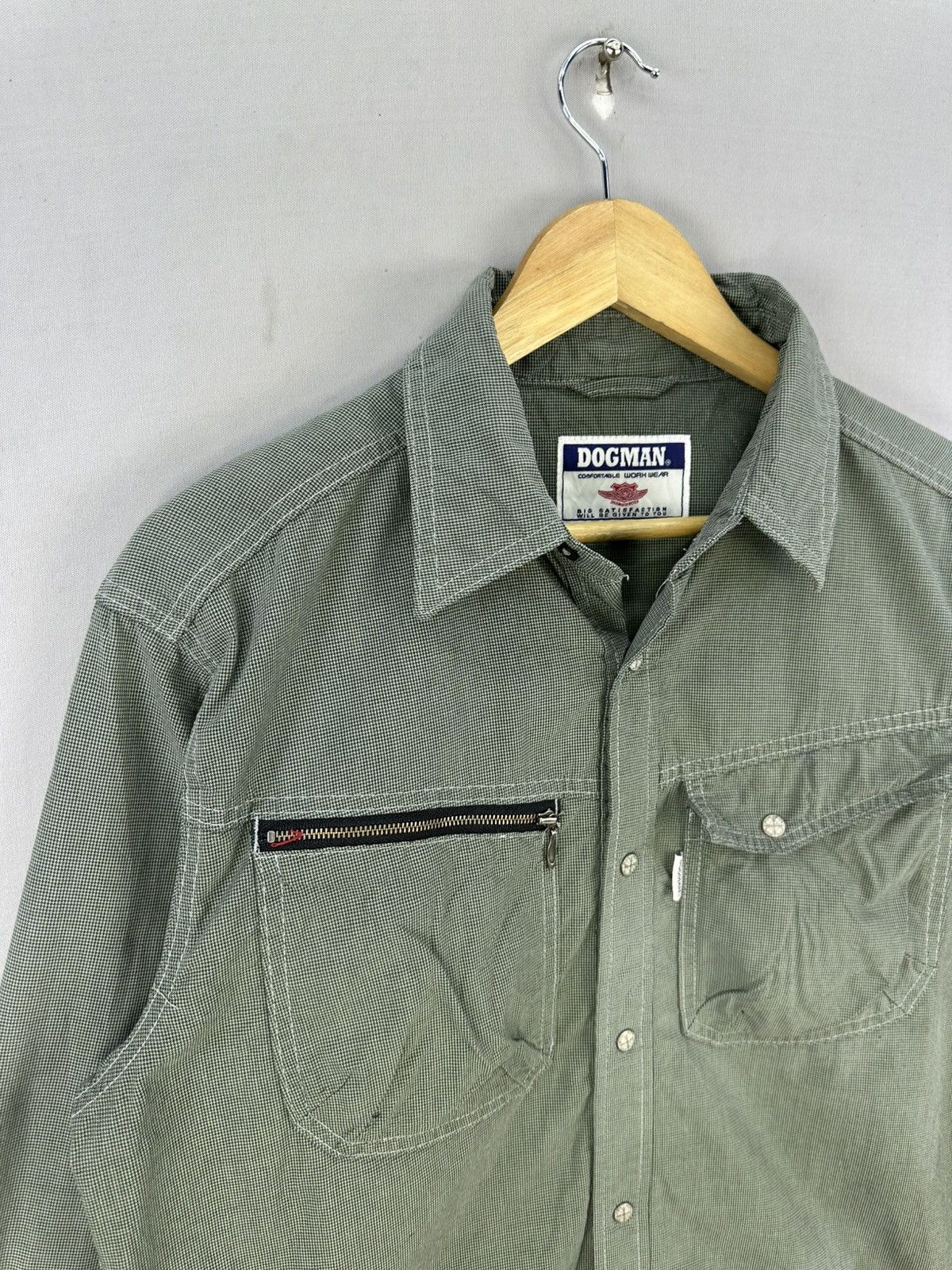 Japanese Brand Dogman Cross Snap Button Tactical Workwear Style Jacket Size US M / EU 48-50 / 2 - 2 Thumbnail