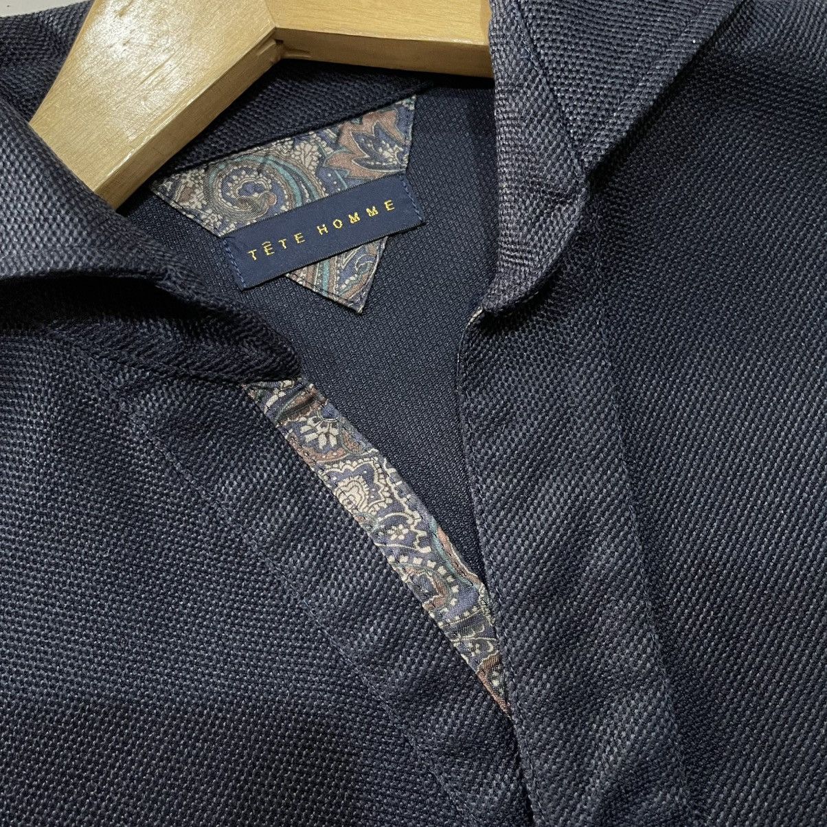 Tete Homme Tete homme issey miyake open colar poloshirt Size US M / EU 48-50 / 2 - 4 Thumbnail