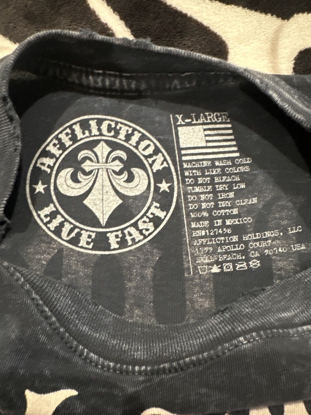 Affliction × Haunted Mound HAUNTED MOUND X AFFLICTION HAROLD TEE Size US XL / EU 56 / 4 - 3 Thumbnail