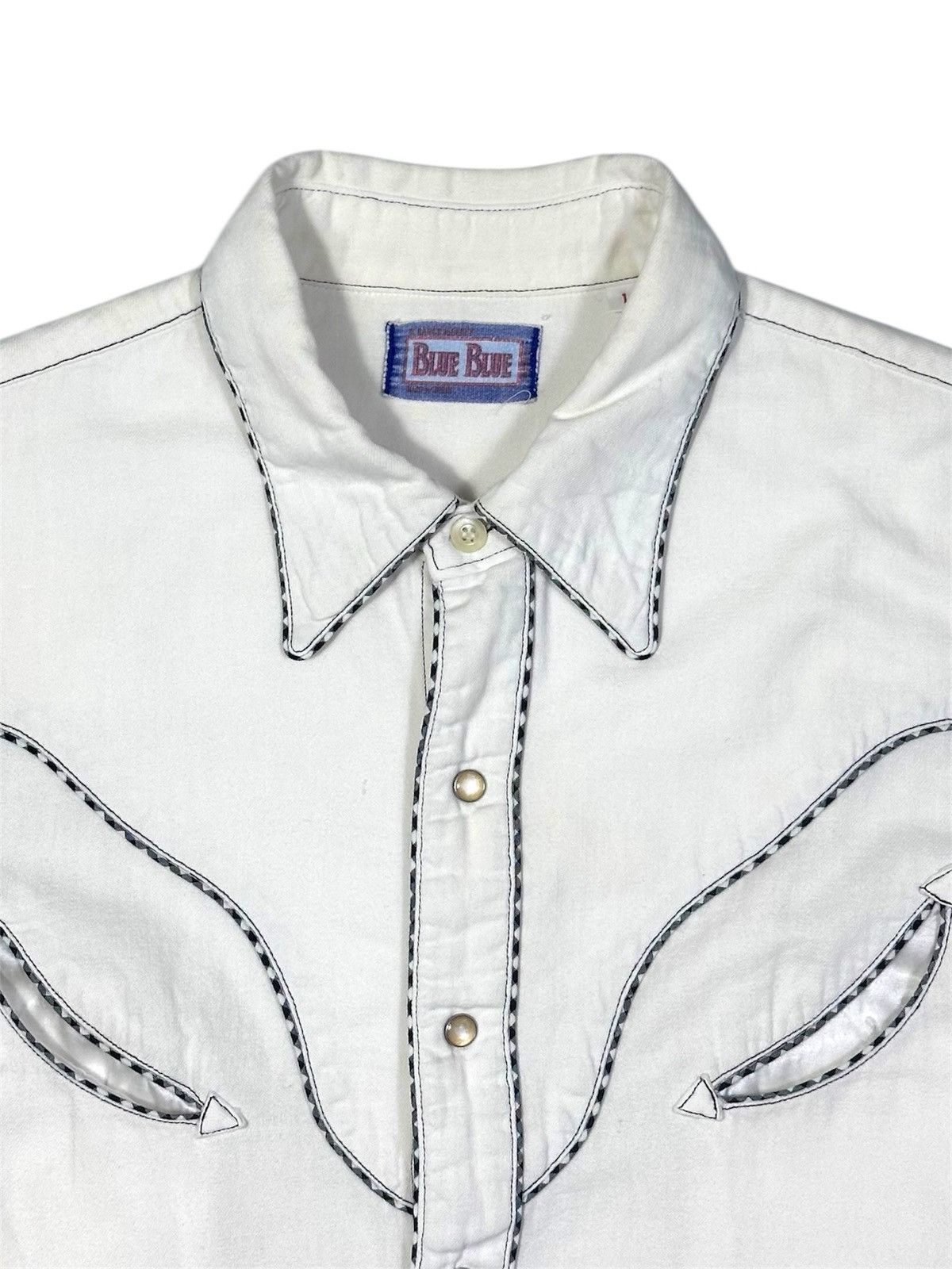 Blue Blue Japan BLUE BLUE JAPAN GAUZE COTTON WESTERN SHIRT Size US S / EU 44-46 / 1 - 2 Thumbnail