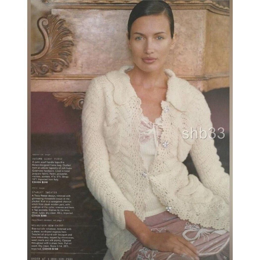 Anthropologie Tracy Reese for Anthropologie Crochet Occasion Cardigan M Size M / US 6-8 / IT 42-44 - 2 Thumbnail