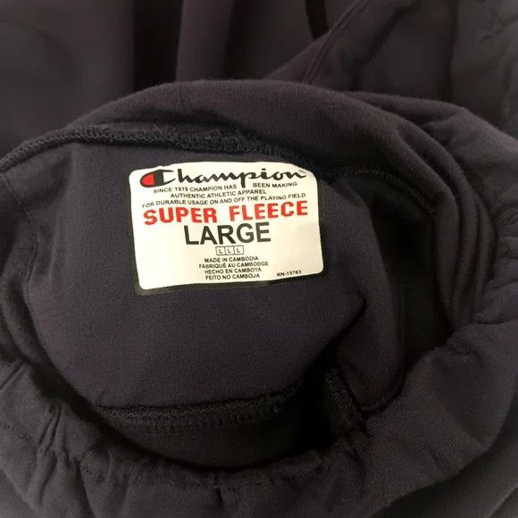Champion Champion Men's Super Fleece Hoodie w/ Face Mask - Navy - Med Size US M / EU 48-50 / 2 - 11 Thumbnail