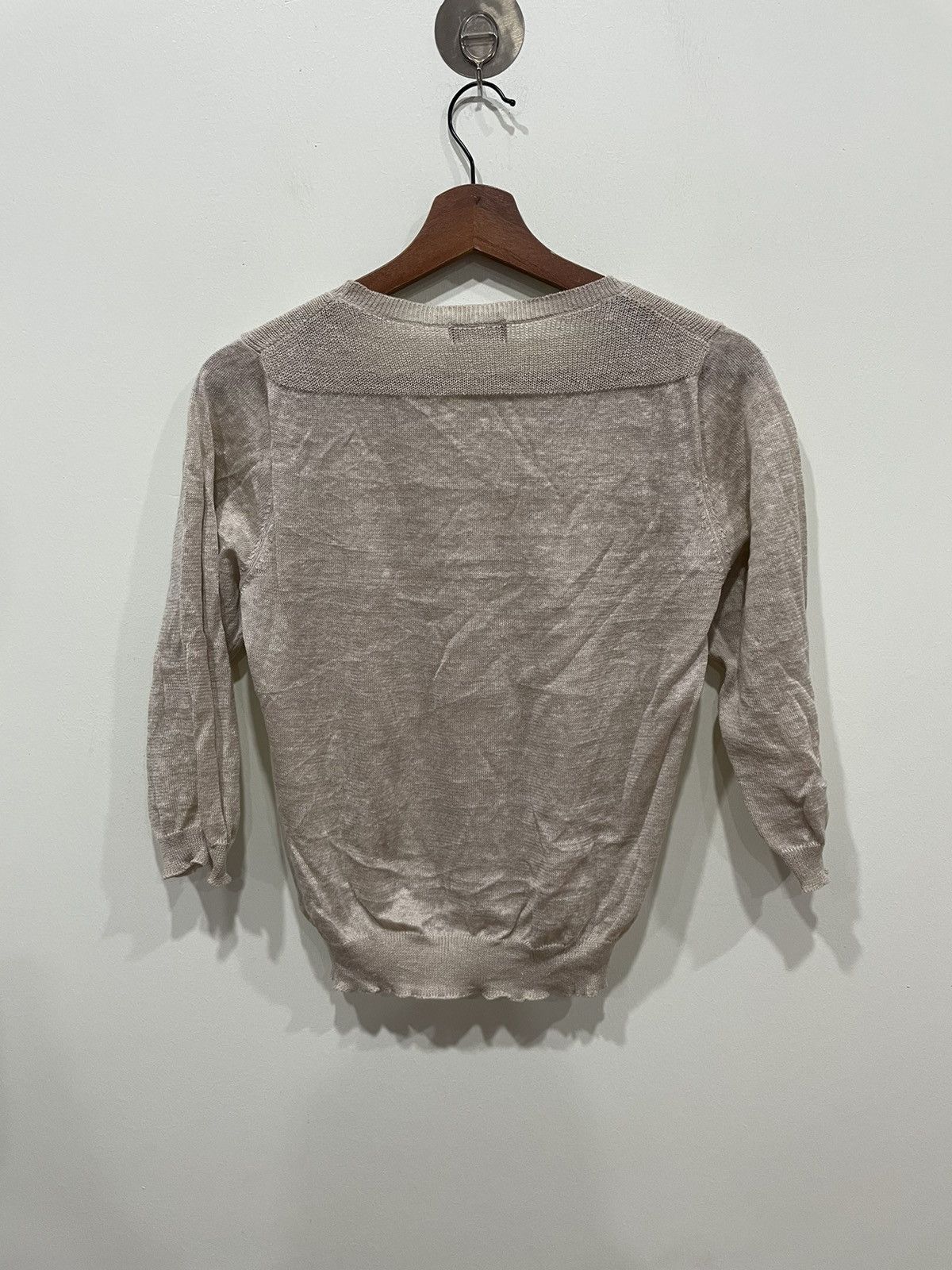 Margaret Howell Margaret Howell Linen Knitted Sweatshirts Size XS / US 0-2 / IT 36-38 - 2 Thumbnail