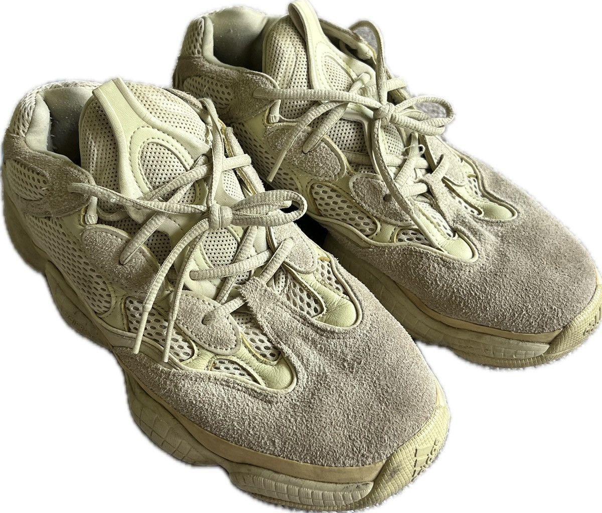 adidas gazelle silver green womens Adidas Yeezy 500 Desert Rat Super Moon Yellow (DB2966) main image 1