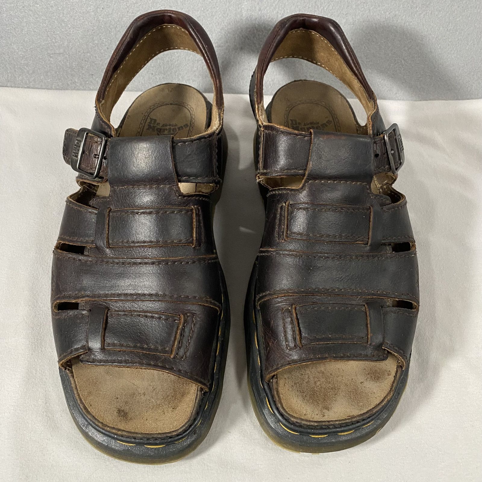 Dr. Martens Vtg Dr Doc Martens Leather Fisherman Sandal England Mens 13 Size US 13 / EU 46 - 2 Thumbnail