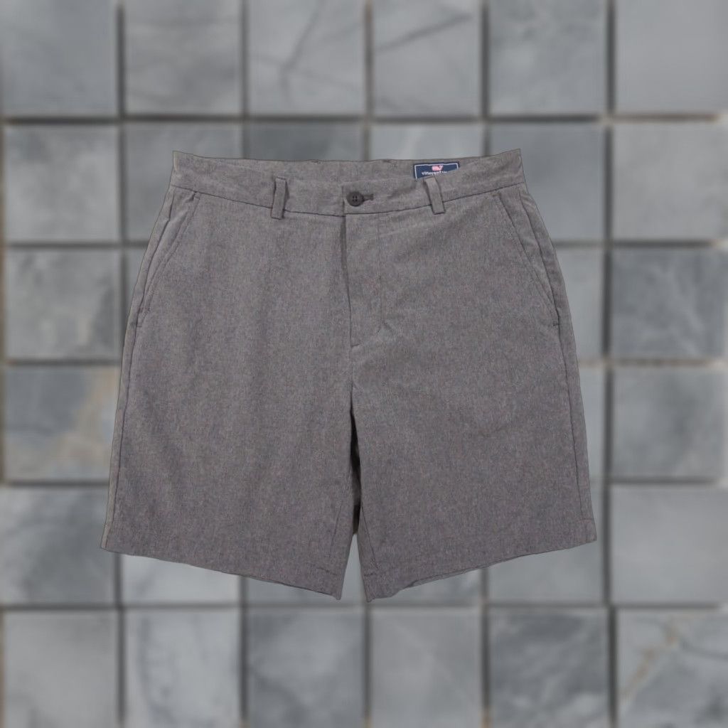 Vineyard Vines Vineyard Vines Shorts 33 Gray Chino 8" Breaker Stretch Performance Lightweight Men's Regular 5-Pocket Design Pocket Pockets Logo Vintage No Size US 33 - 1 Thumbnail
