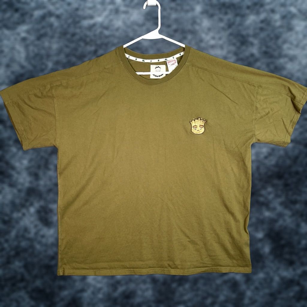 Vintage VINTAGE Marvel We Are Groot T-Shirt Adult XL Olive Green Mens Shirt Size US XL / EU 56 / 4 - 1 Thumbnail