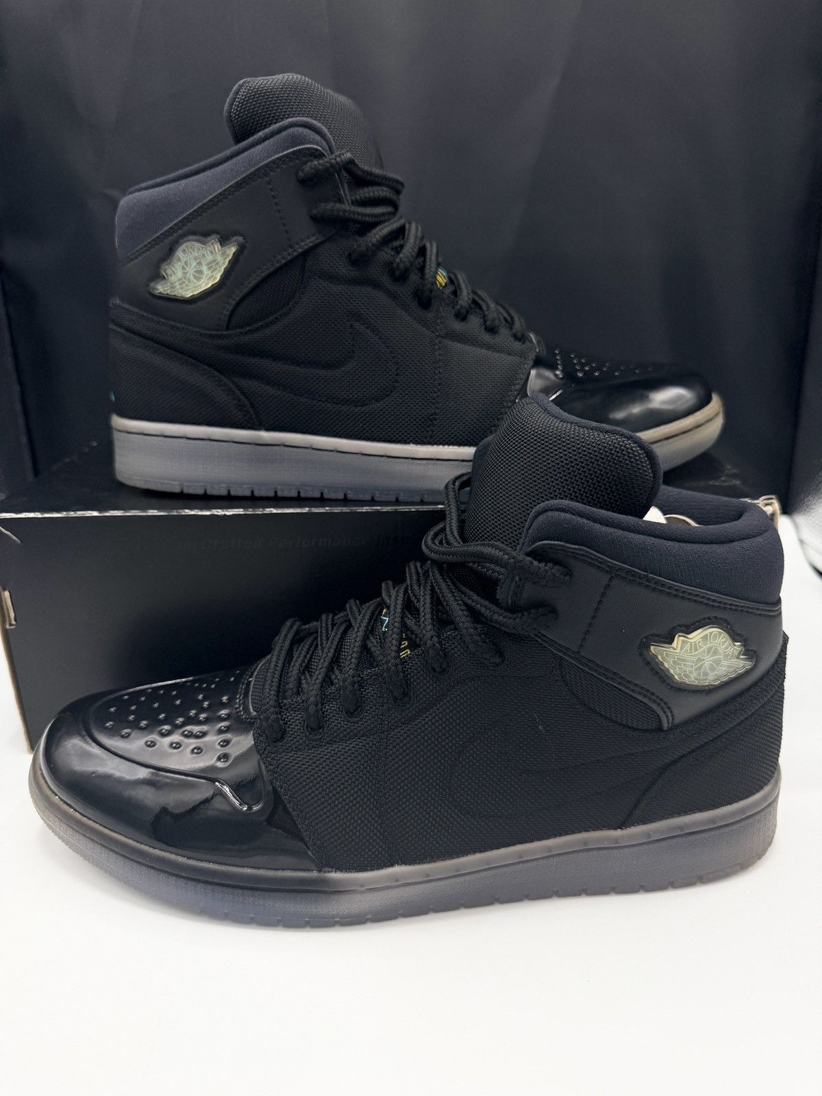 Jordan Brand Mens Jordan 1 Retro ‘95 Gamma’ Black Sz 11 Men 616369089 Size US 11 / EU 44 - 17 Thumbnail