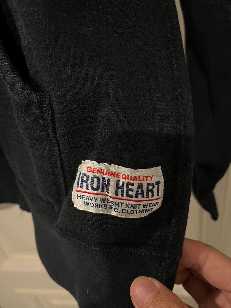 Iron Heart Iron Heart Heavy black zipper hooded sweatshirt Size US L / EU 52-54 / 3 - 3 Thumbnail