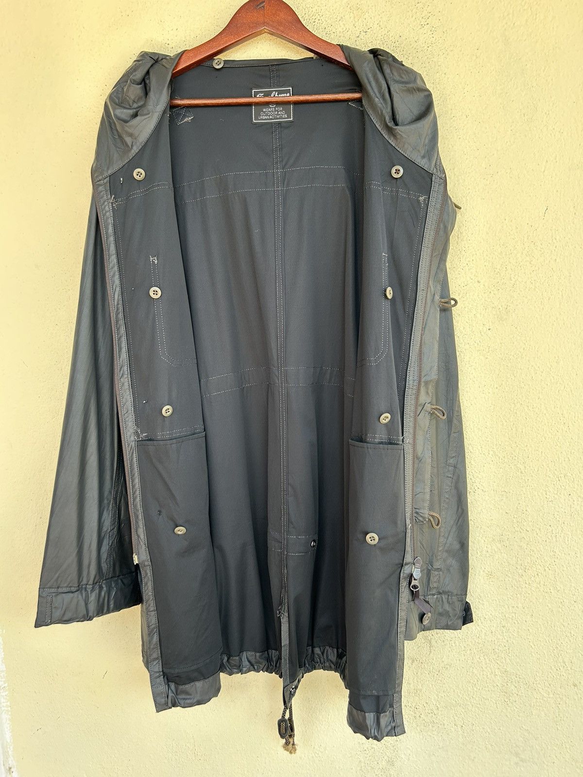 Final Home Final Home Prototype Sample Waxed Hooded Jacket Size US M / EU 48-50 / 2 - 3 Thumbnail
