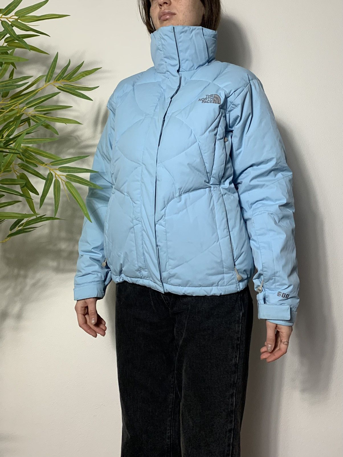 The North Face VINTAGE THE NORTH FACE 600 BLUE PUFFER DOWN JACKET Size S / US 4 / IT 40 - 2 Thumbnail