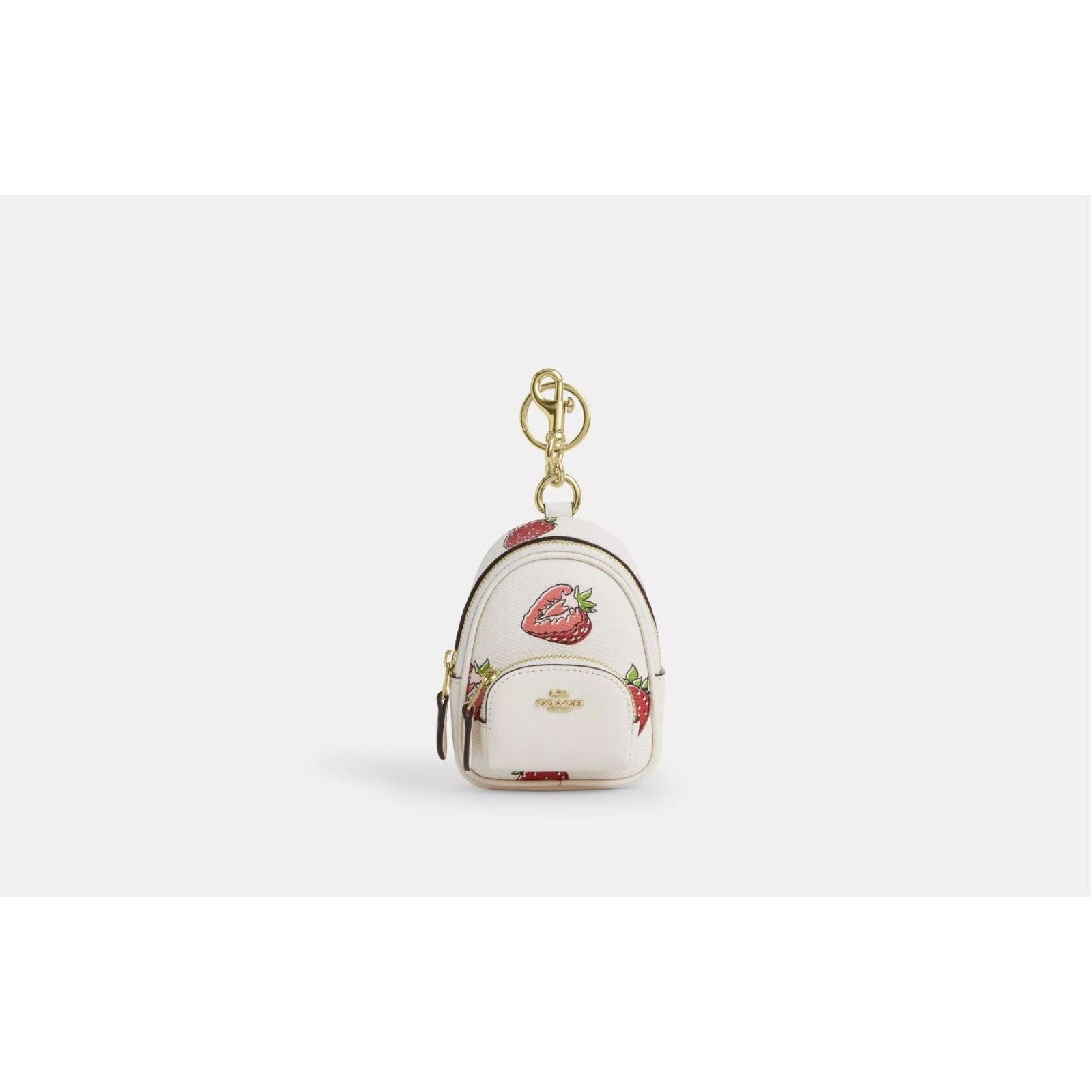 Coach NWT Coach CAO93 Mini Court Backpack Bag Charm Strawberry Size ONE SIZE - 5 Thumbnail