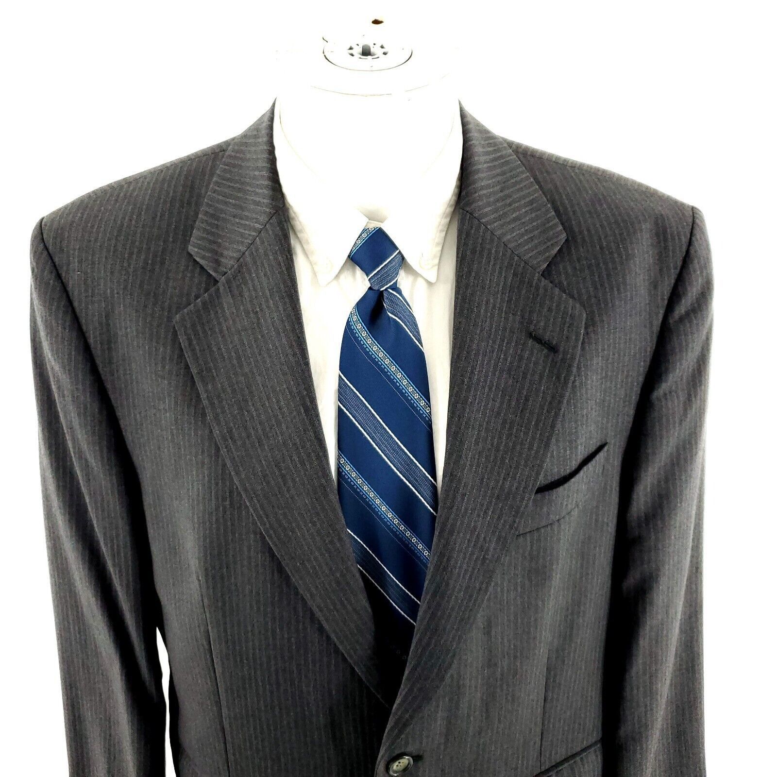 Savile Row Alexandre London Savile Row Wool 2 Button Suit Jacket 40R Gr Size 40R - 1 Thumbnail