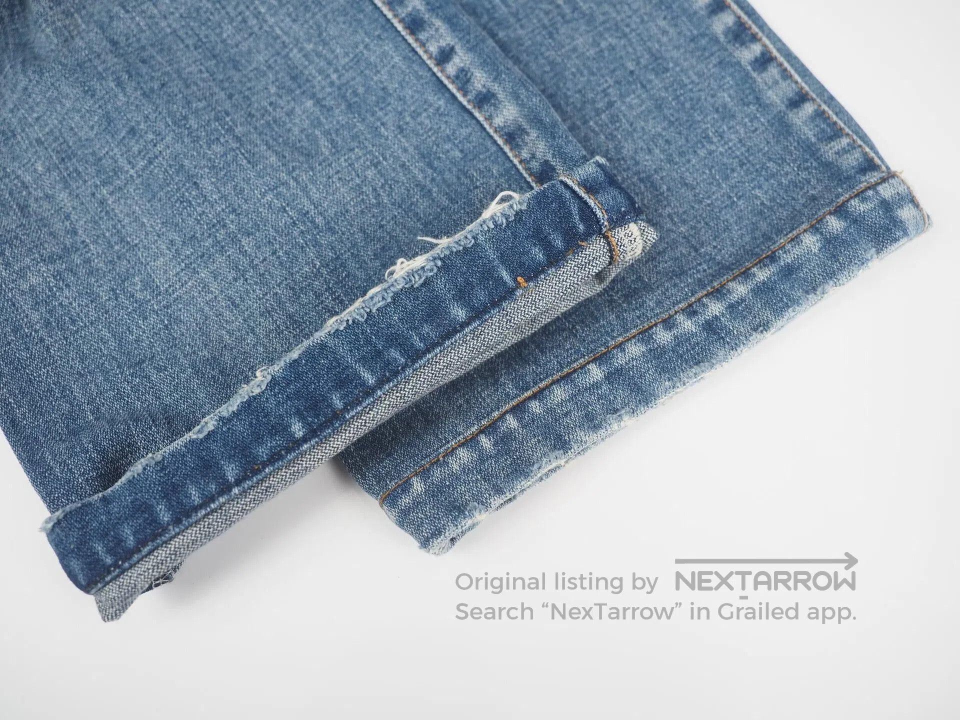 Saint Laurent Paris saint laurent blue washed denim jeans W25. Size 23" - 6 Thumbnail