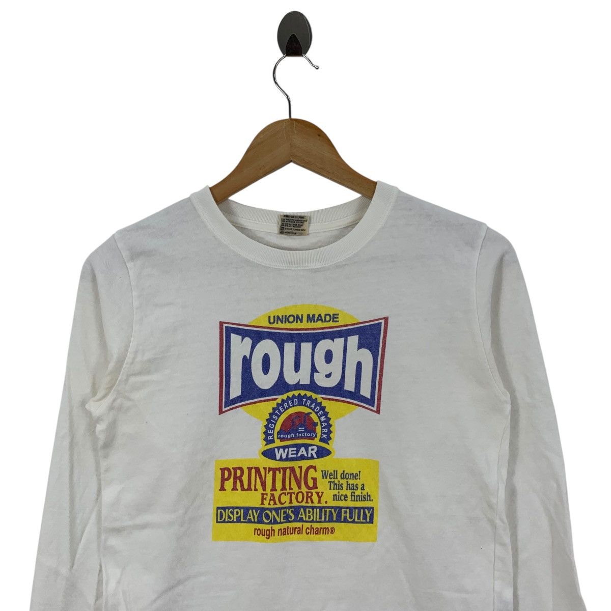 Vintage Vintage ROUGH WEAR Union Made Japanese Brand Tshirt Size US L / EU 52-54 / 3 - 2 Thumbnail