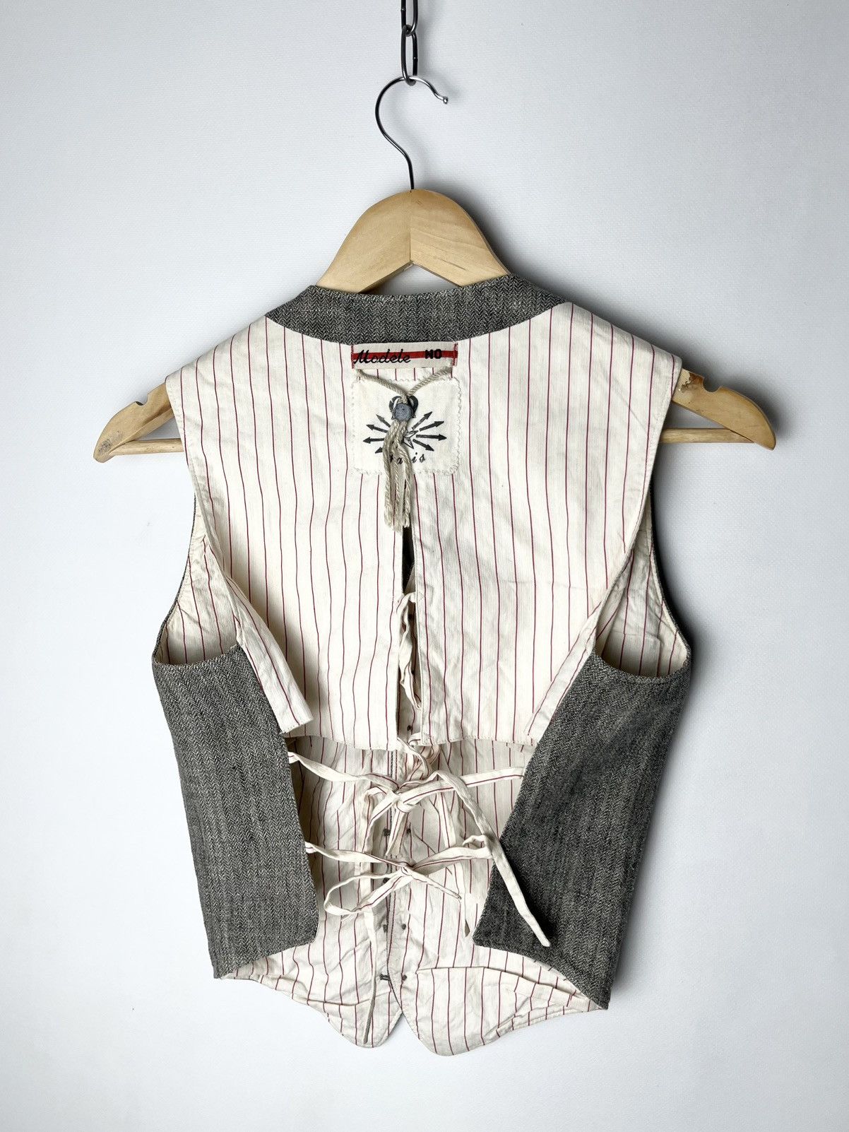 Jean Paul Gaultier Archival Jean Paul Gaultier SS 1990 Linen Vest Size US S / EU 44-46 / 1 - 1 Thumbnail