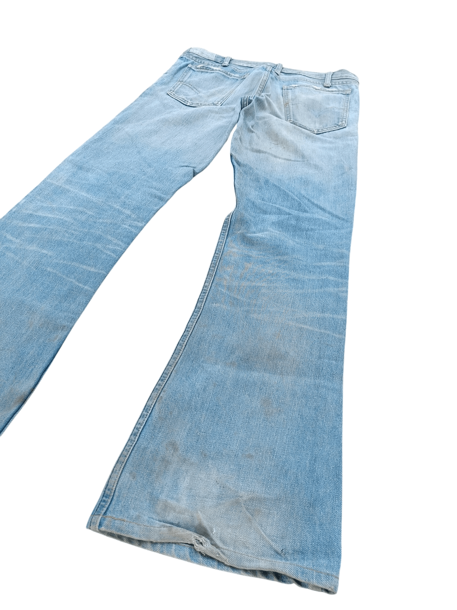 Levi's × Vintage VTG Levis Lot 70646 Flared Whiskers Faded Talon Zipper Jeans Size US 32 / EU 48 - 13 Thumbnail