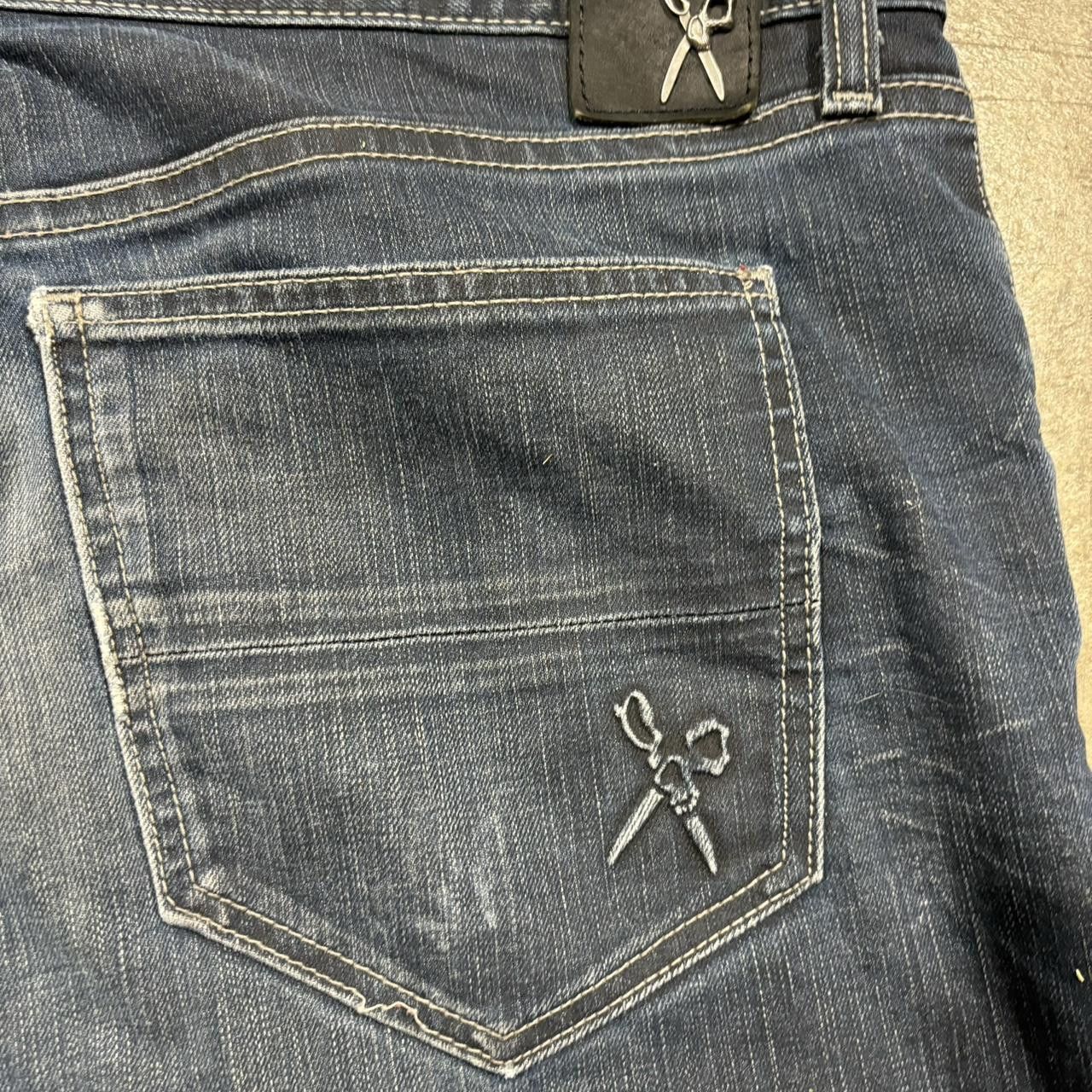 Marc Ecko × Vintage Ecko Unltd. Men's Navy Jeans Size US 40 / EU 56 - 4 Thumbnail