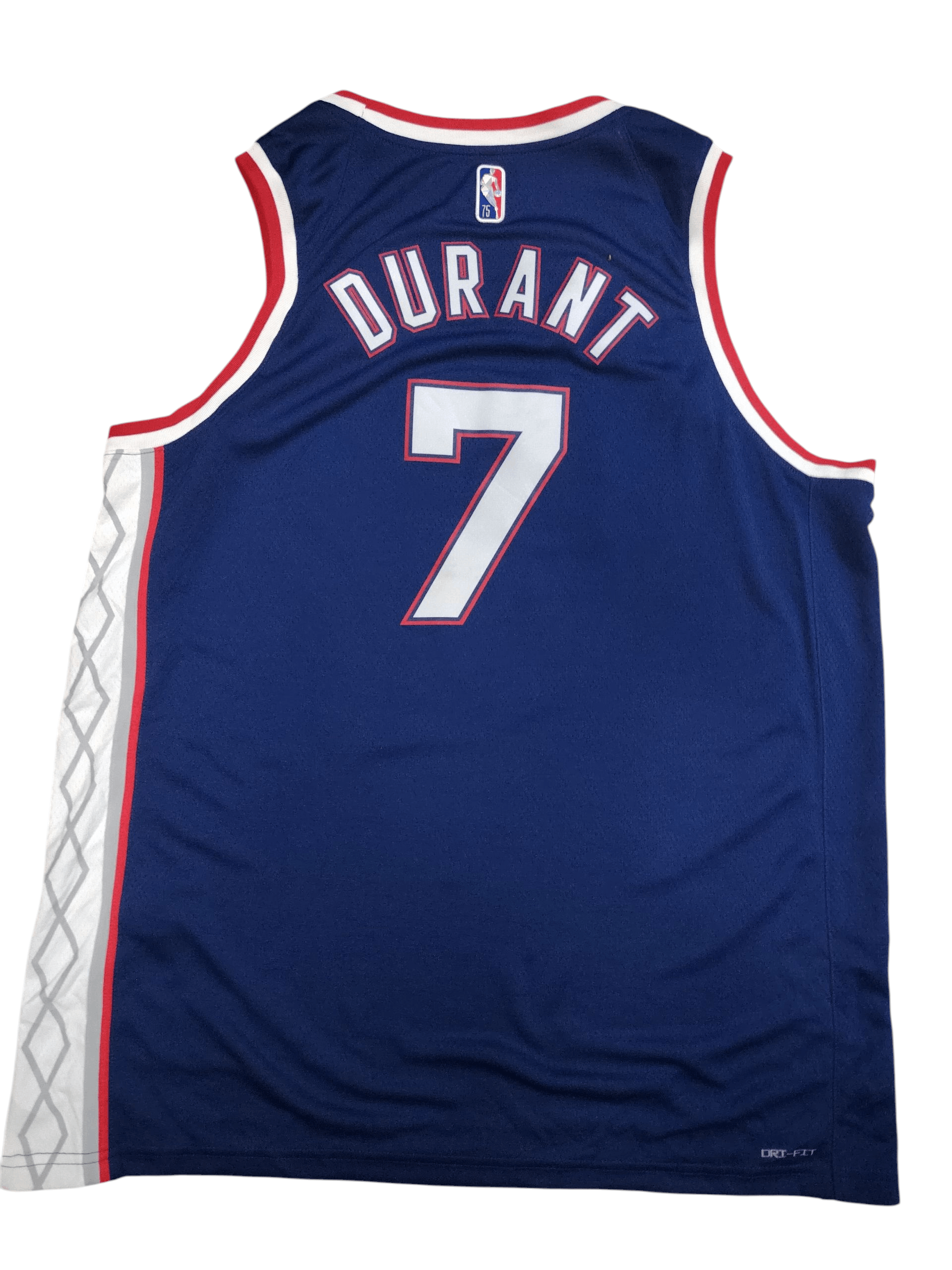 NBA Nike Brooklyn Nets Durant 75 Anniversary Jersey Basketball Size US XXL / EU 58 / 5 - 2 Thumbnail