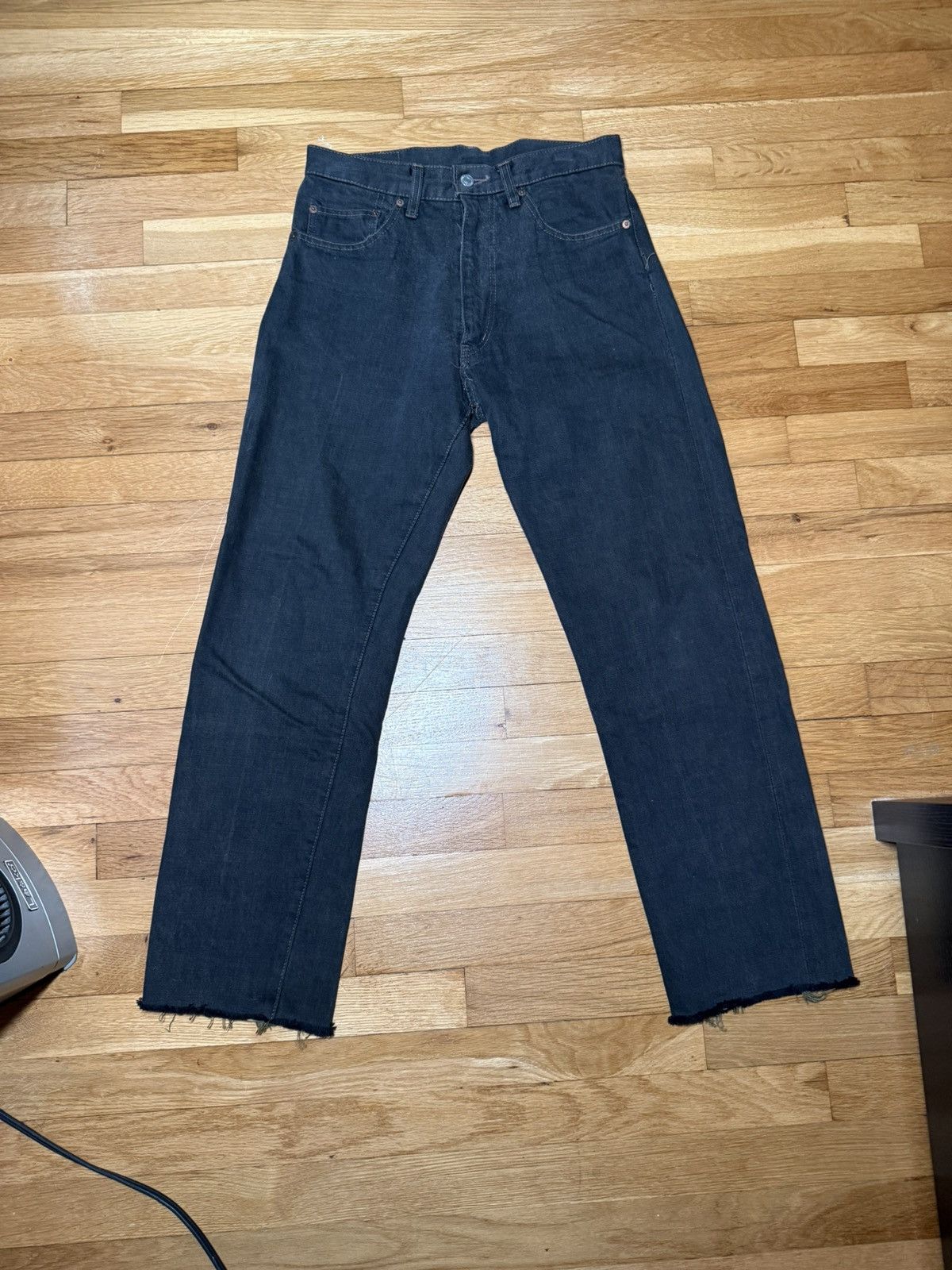 Nepenthes Nepenthes Hoggs Needles 1990s Japanese Selvedge Denim Size US 30 / EU 46 - 2 Thumbnail