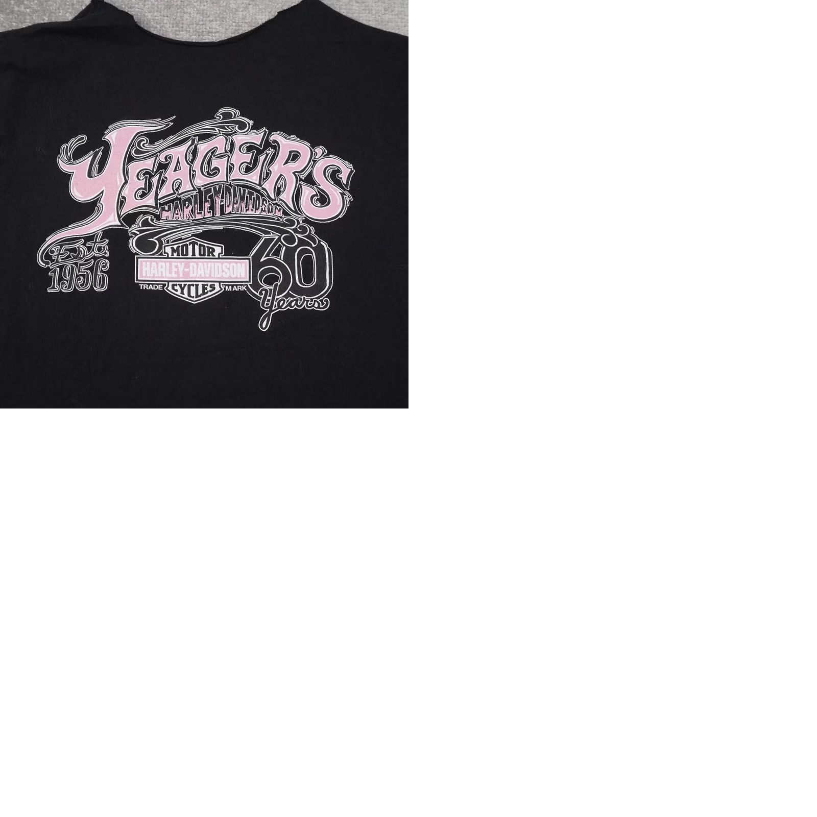 Harley Davidson Harley-Davidson T-Shirt Shirt Womens Medium Black Short Sleeve Pullover Round Neck Casual Basic Motorcycle 90s? Size M / US 6-8 / IT 42-44 - 9 Thumbnail